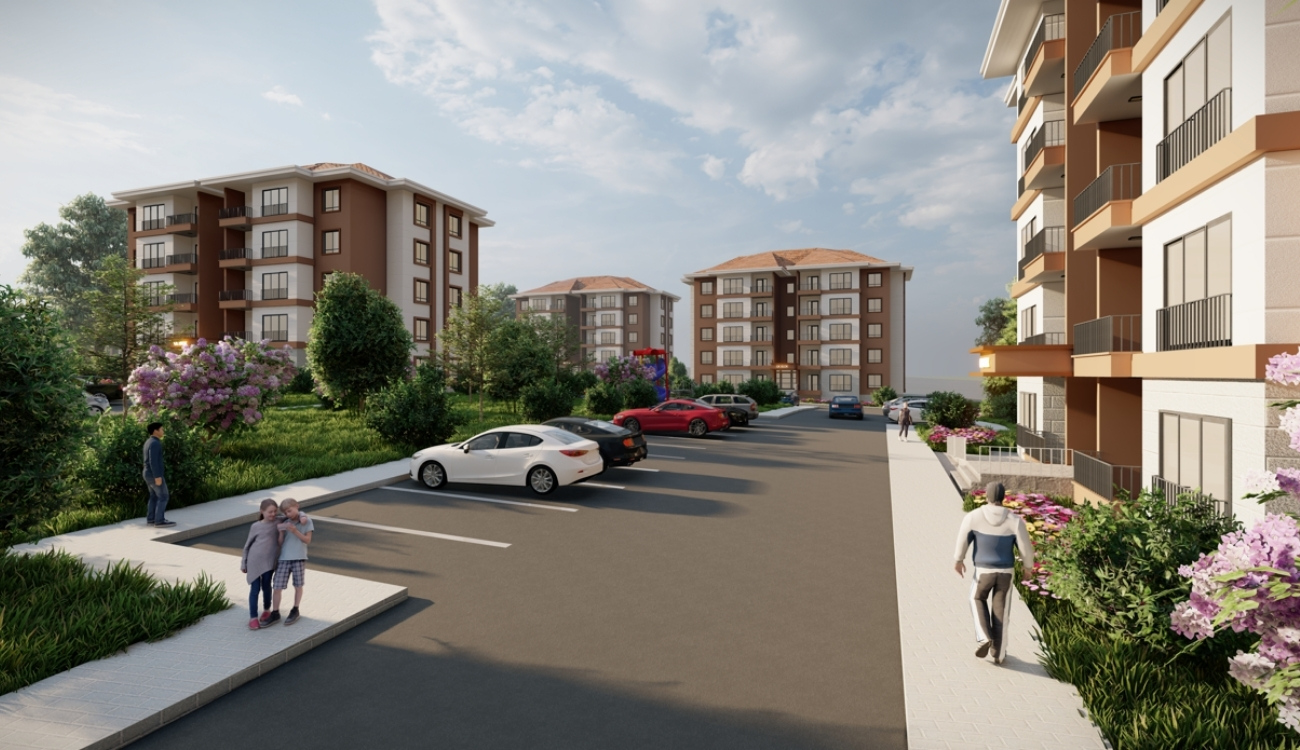 Çorum Osmancık Gürleyik Mahallesi 5. Etap Konut ve Dükkan Projesi