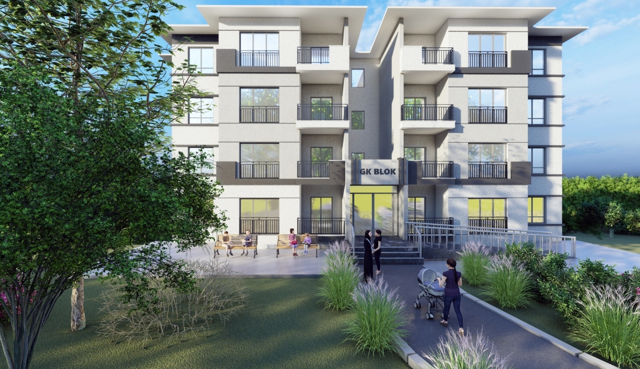 Bayburt Aydıntepe Ahmet Yesevi Mahallesi Konut ve Dükkan Projesi