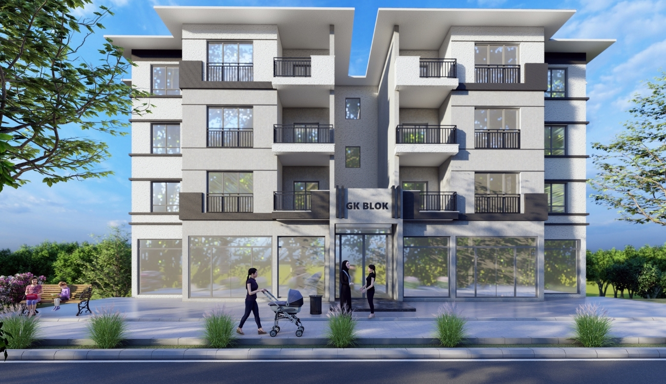 Bayburt Aydıntepe Ahmet Yesevi Mahallesi Konut ve Dükkan Projesi